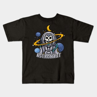 Astronaut skull Kids T-Shirt